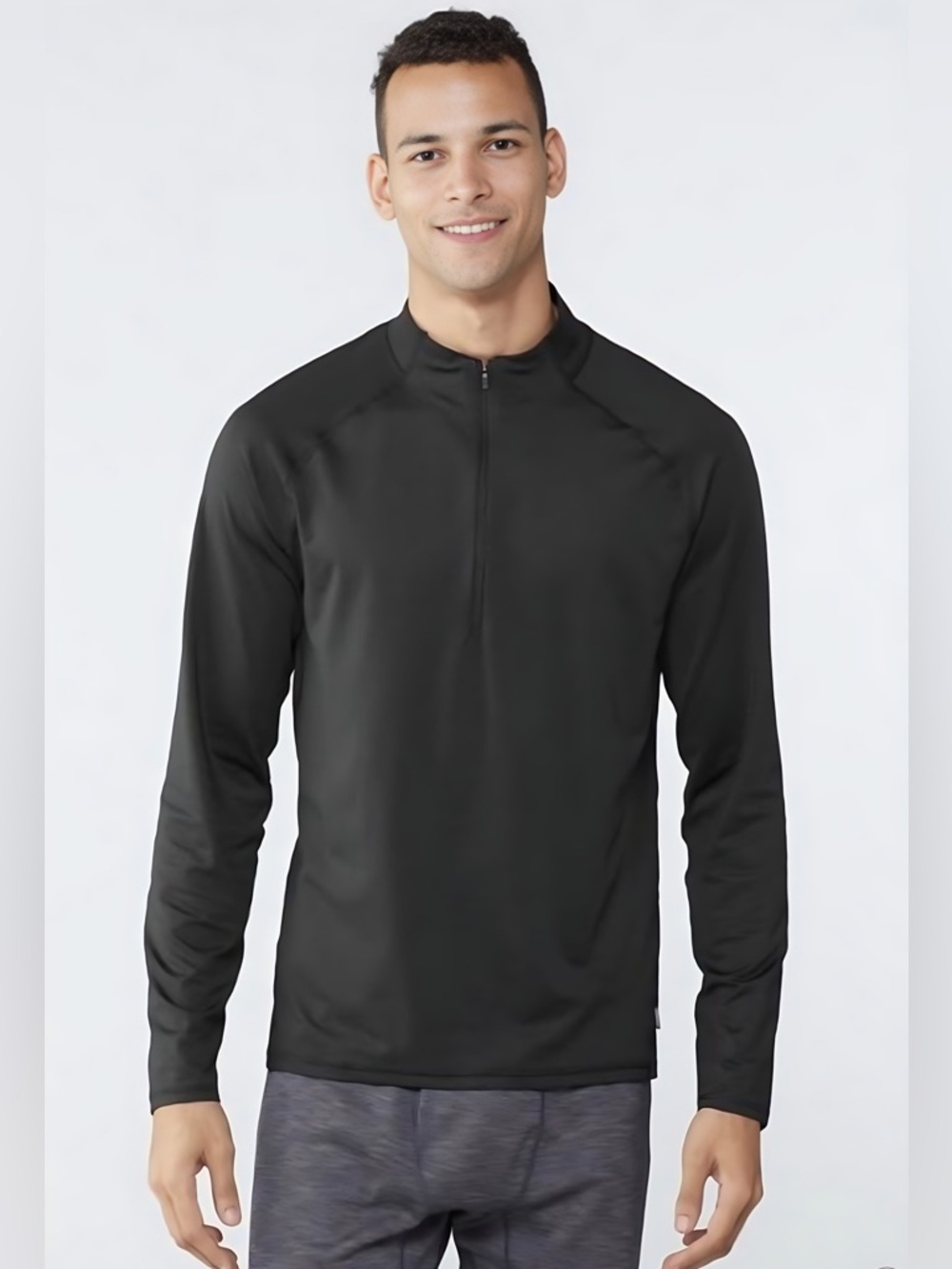 REI Lightweight Quarter-Zip Performance Baselayer Pullover 1/4 Zip